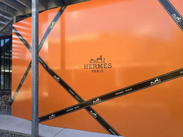 a potted plant sitting in front of a building