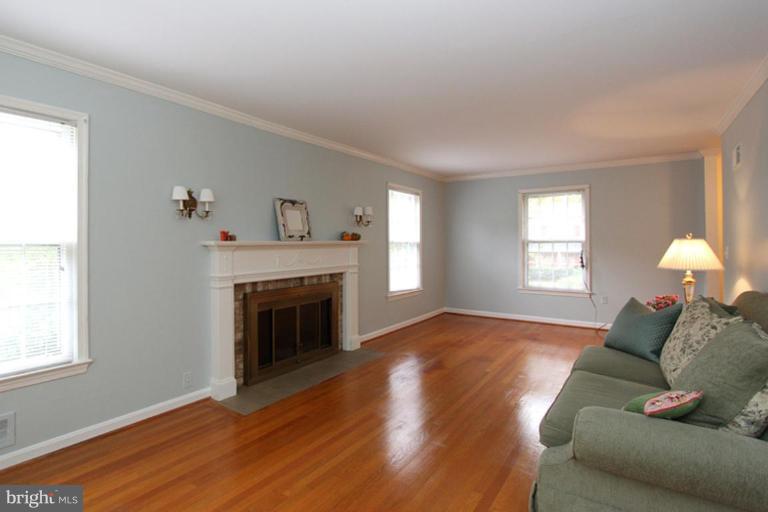 9518 Clement Road Silver Spring, MD 20910 - Photo 21 of 27 a living room with furniture and a fireplace