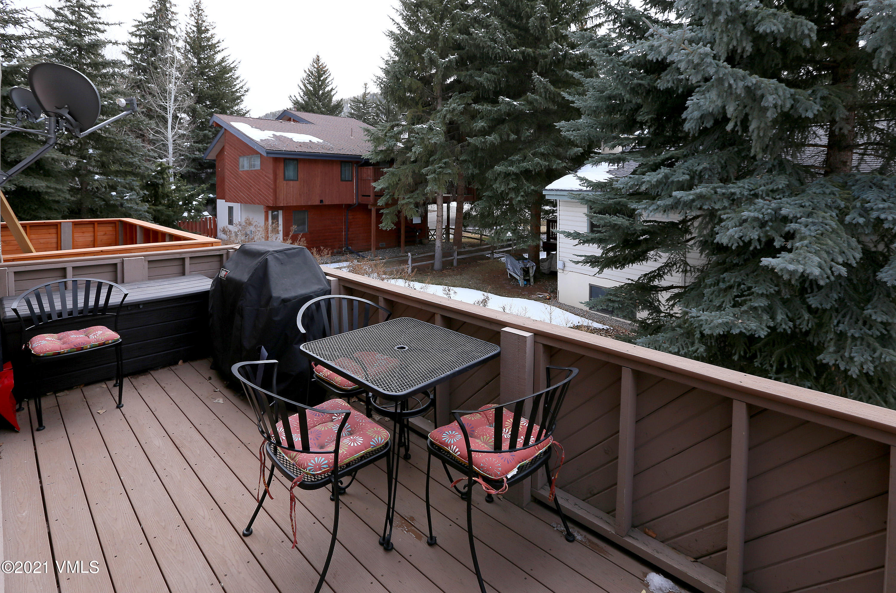 44 Eagle Road, Unit 2 Avon, CO 81620 - Photo 14 of 17 a view of a patio with iron fence