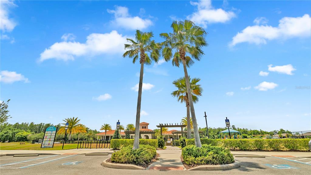 16636 Windmill Forge Pass Wimauma, FL 33598 - Photo 10 of 51 a view of a city with flower garden