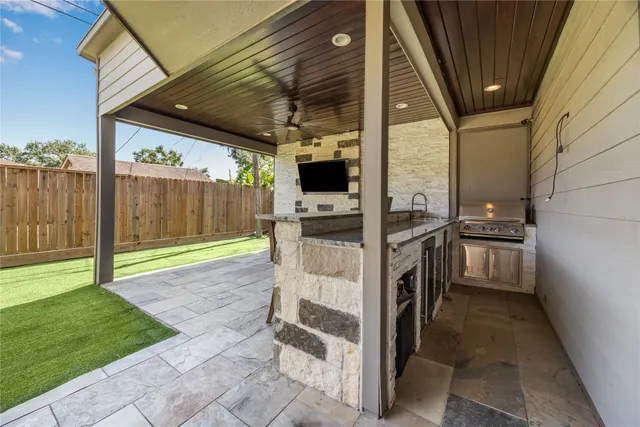 a view of a storage room