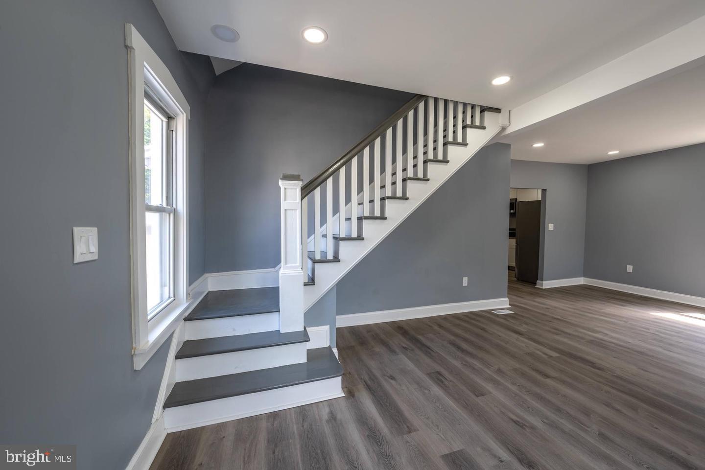 316 Clements Bridge Road Barrington, NJ 08007 - Photo 15 of 36 Modern entryway with stylish staircase.