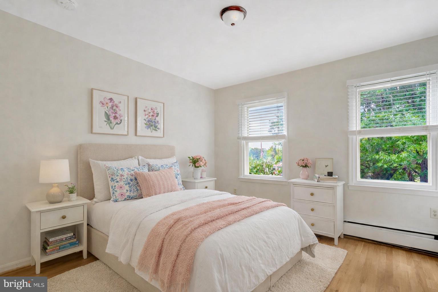411 North Bryan Street Arlington, VA 22201 - Photo 41 of 58 a bedroom with a large bed and a window