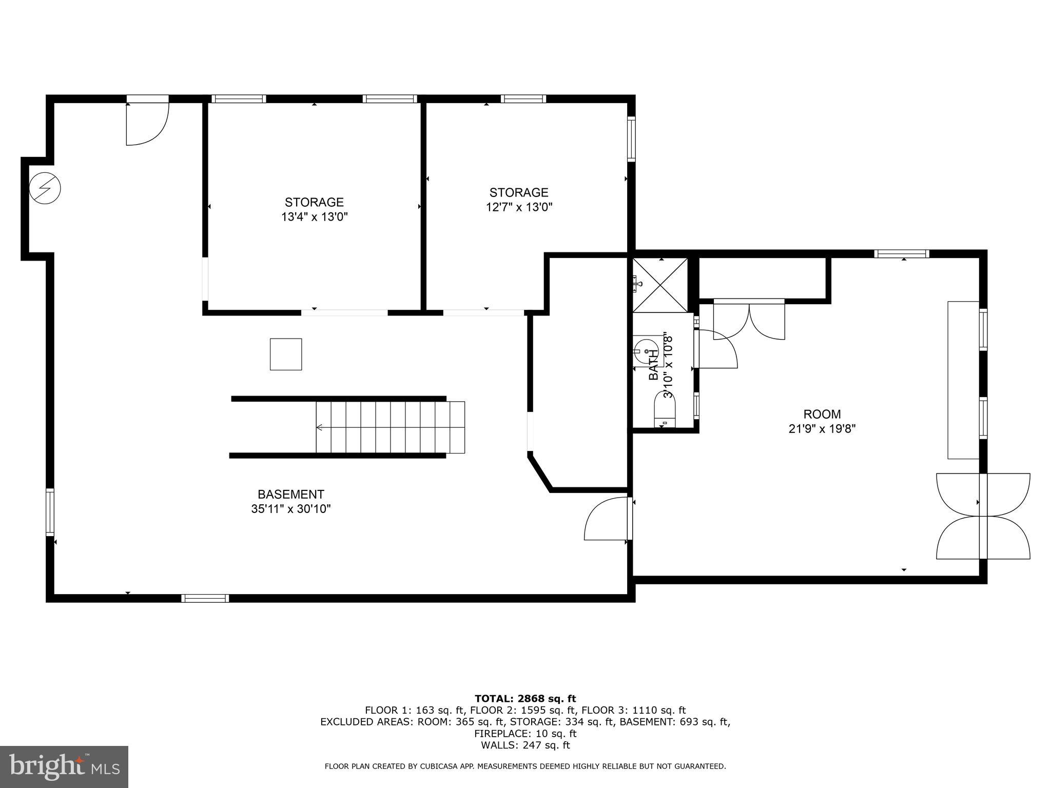 411 North Bryan Street Arlington, VA 22201 - Photo 56 of 58 a picture of a floor plan