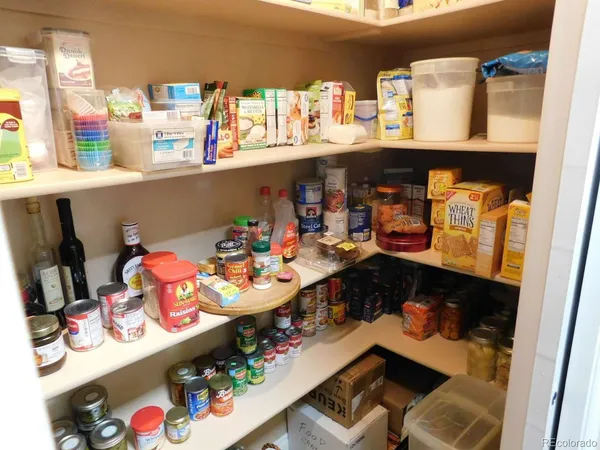 a room with storage and utility