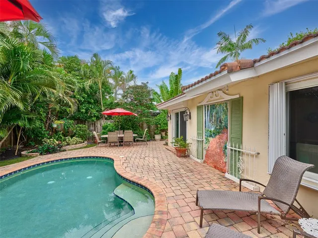 a house view with a seating space