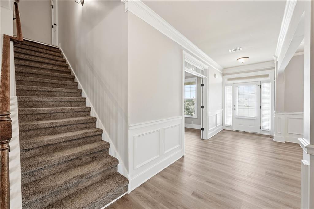 268 Clubhouse Crossing Acworth, GA 30101 - Photo 27 of 48 a view of an entryway with wooden floor