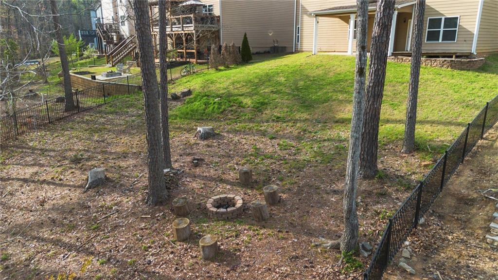 268 Clubhouse Crossing Acworth, GA 30101 - Photo 47 of 48 a view of a backyard