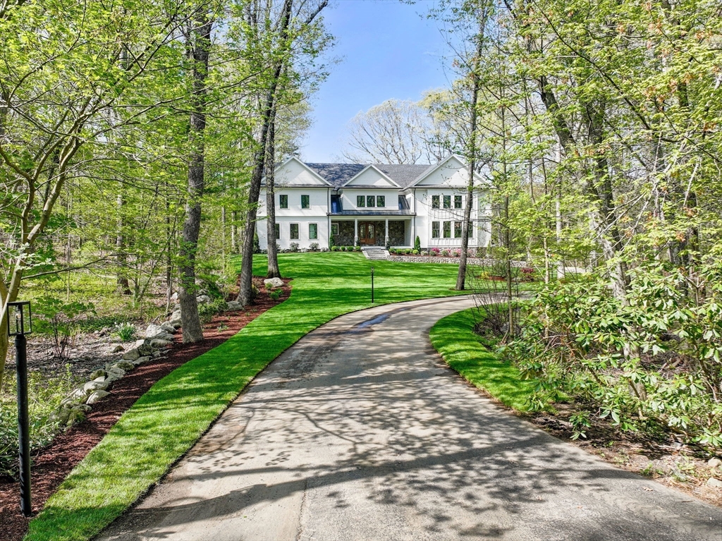 82 Deer Path Lane Weston, MA 02493 - Photo 2 of 42 a view of a yard in front of house