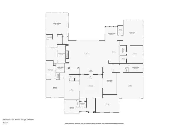 $1,795,000 | 20 Alicante Circle, Rancho Mirage, CA 92270