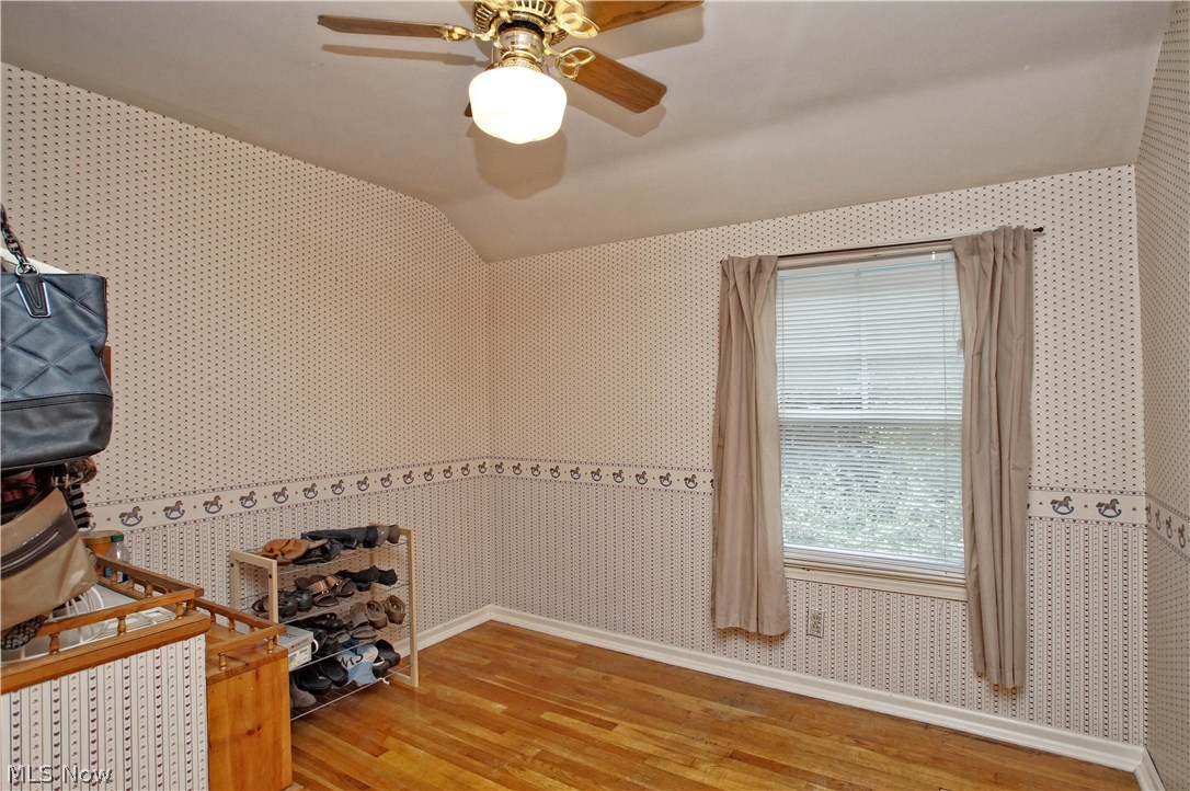 1273 Ford Road Lyndhurst, OH 44124 - Photo 20 of 32 4th bedroom with hardwood floors and lighted ceiling fan.