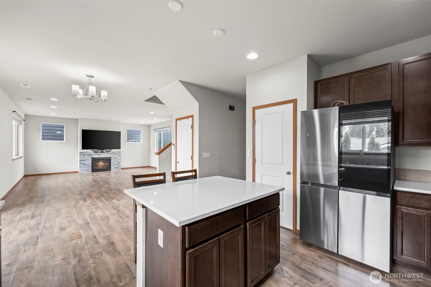 2540 Filbert Avenue Bremerton, WA 98310 - Photo 15 of 28 a kitchen with a refrigerator and a sink