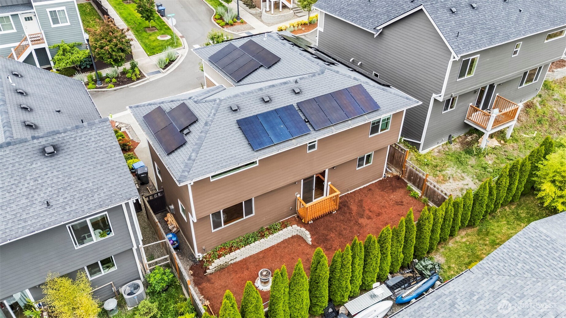 2540 Filbert Avenue Bremerton, WA 98310 - Photo 18 of 28 an aerial view of a house with a yard