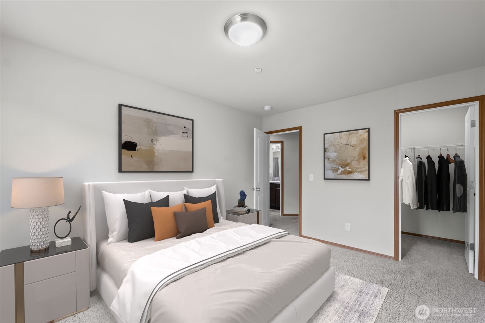 2540 Filbert Avenue Bremerton, WA 98310 - Photo 26 of 28 a bedroom with bed and wall painting