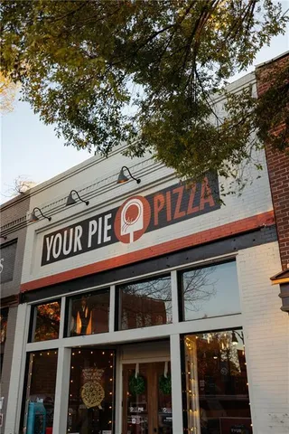 a view of a building entrance