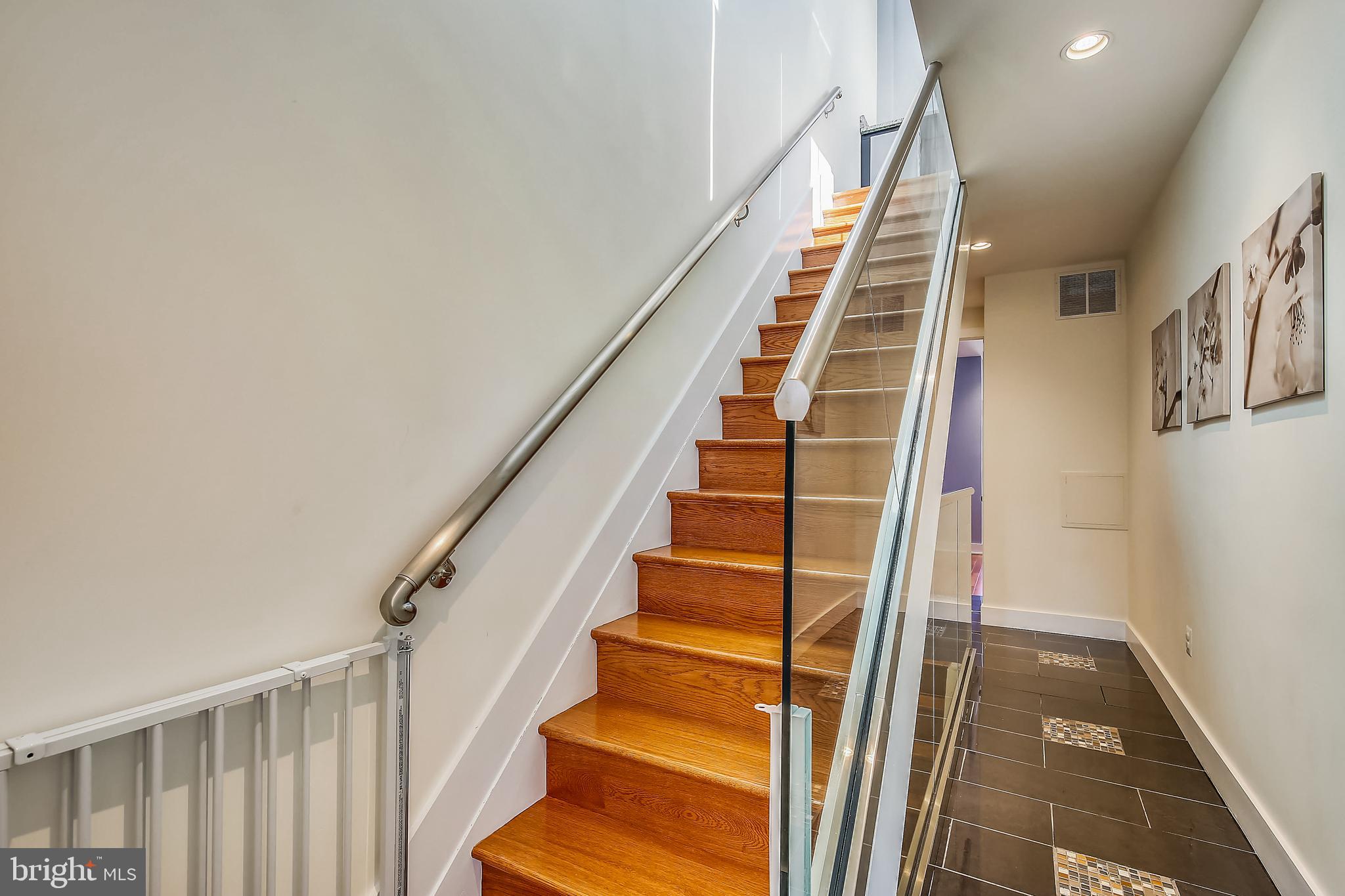 618 L Street Northeast, Unit 2 Washington, DC 20002 - Photo 35 of 73 Stairs to Roof Bar and Private Roof Terrace