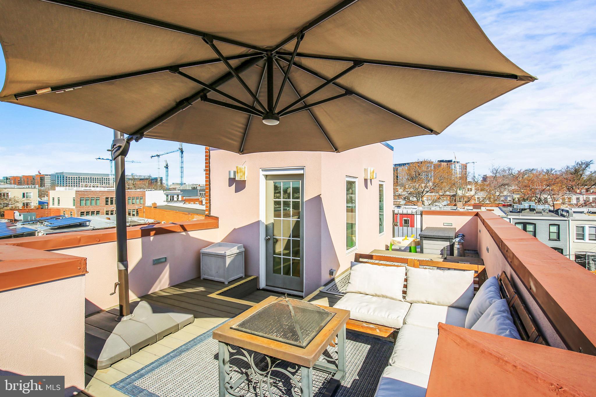 618 L Street Northeast, Unit 2 Washington, DC 20002 - Photo 38 of 73 Expansive, private Roof terrace for BBQ etc