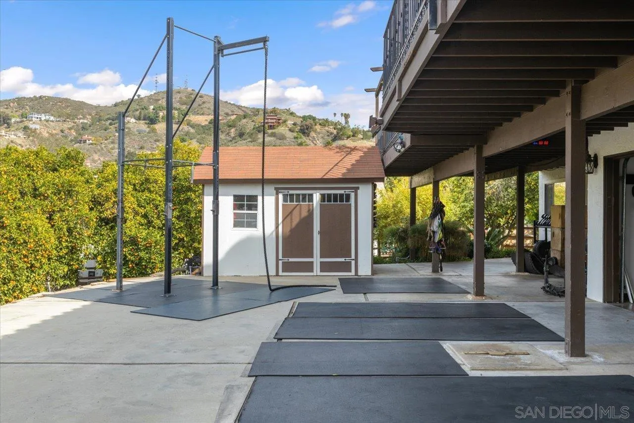 1379 Sunny Heights Road Fallbrook, CA 92028 - Photo 32 of 64 a view of a balcony with door