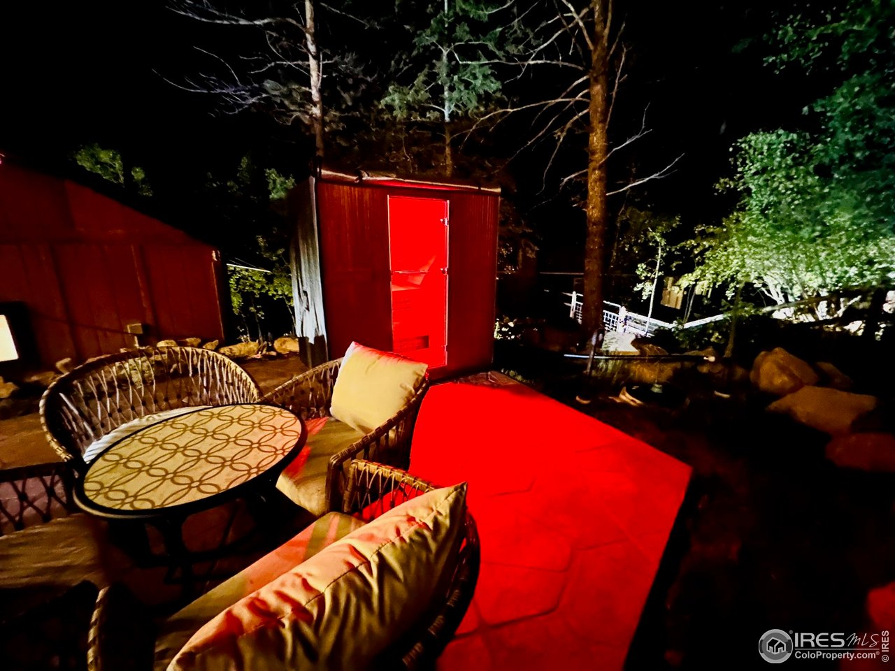 541 Riverside Drive Lyons, CO 80540 - Photo 36 of 45 Evening Infra-red sauna