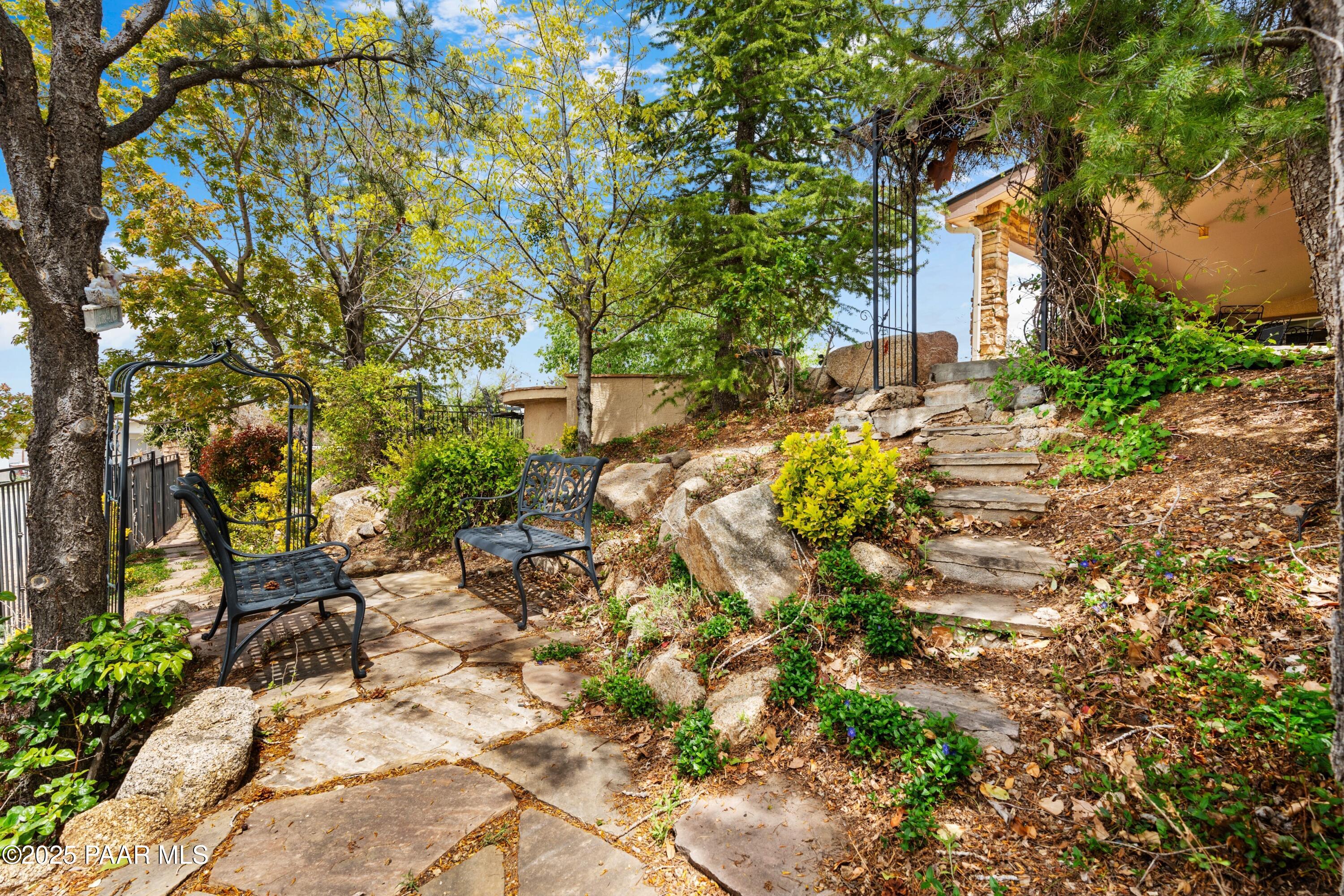1530 West Ridge Drive Prescott, AZ 86305 - Photo 42 of 71 042_Fairy Garden Area
