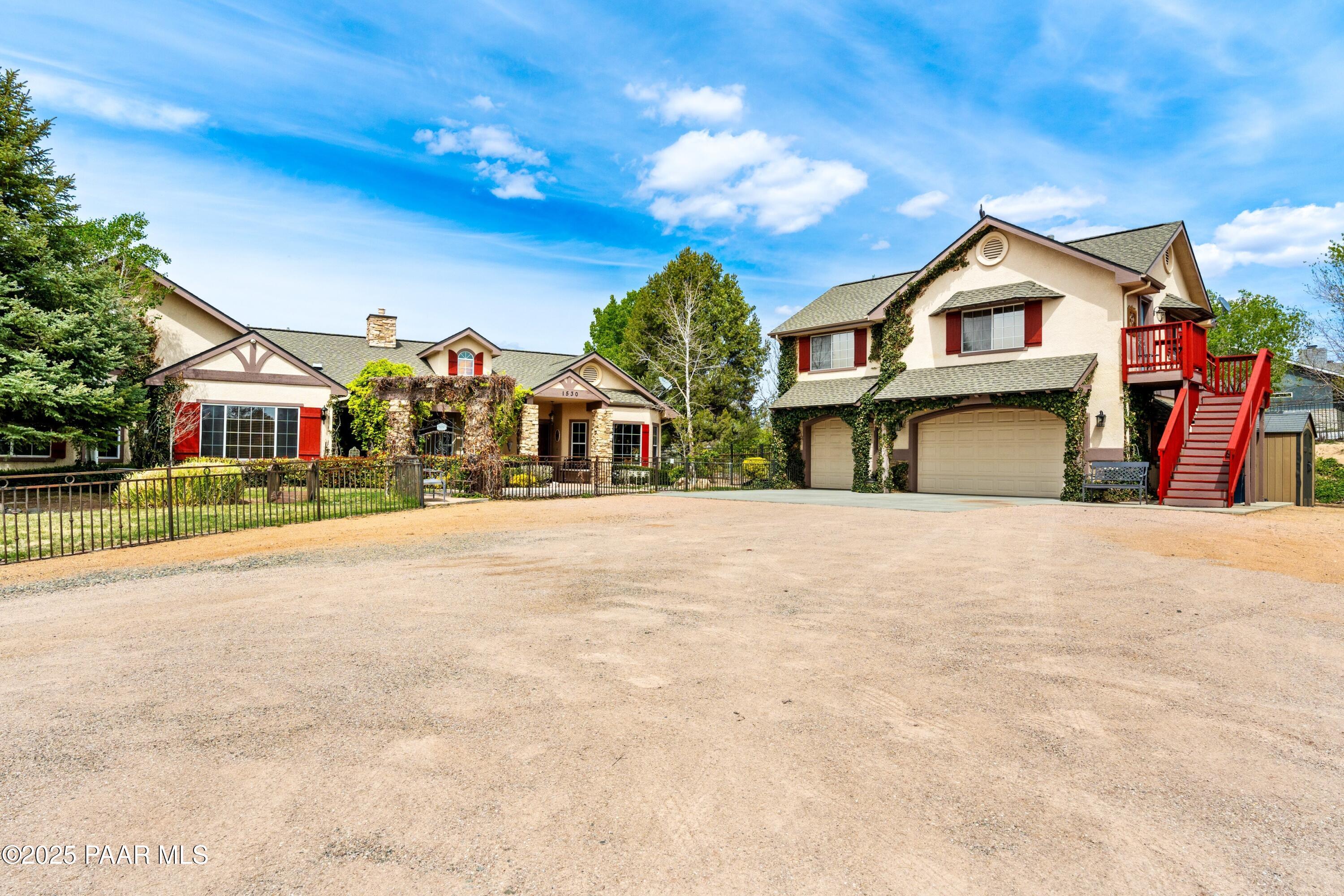 1530 West Ridge Drive Prescott, AZ 86305 - Photo 67 of 71 067_Front of Home & Guest House