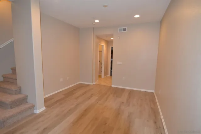 wooden floor in an empty room