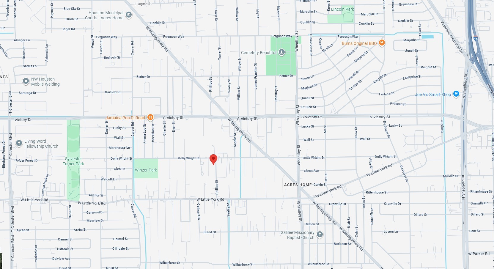 7335 Phillips Street Houston, TX 77088 - Photo 11 of 12 a bathroom with a shower