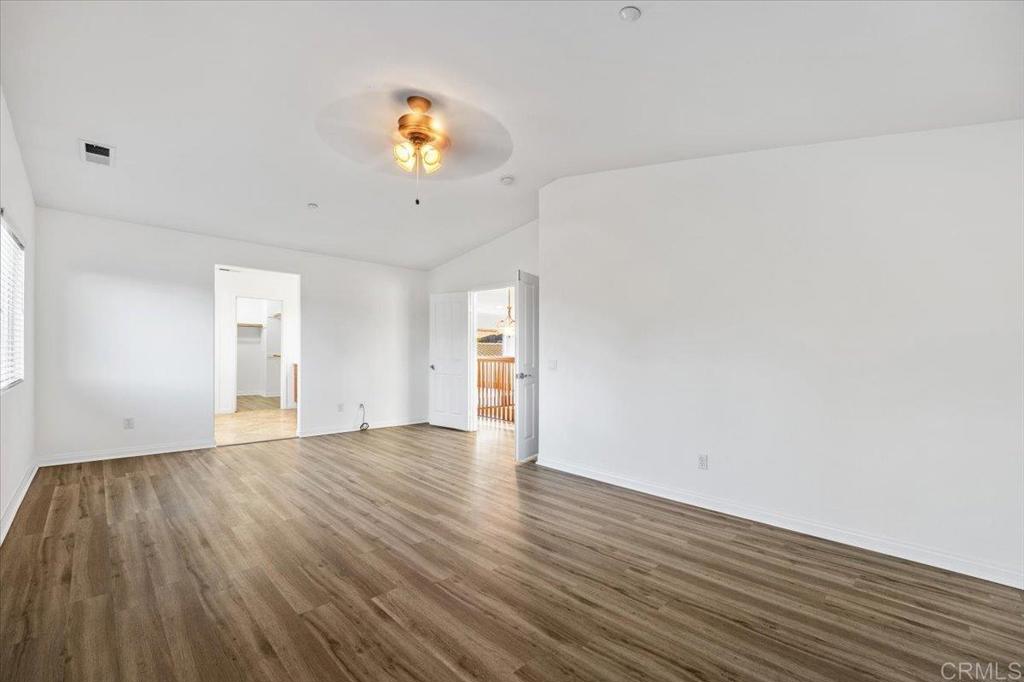 2252 Marquand Court Alpine, CA 91901 - Photo 33 of 45 a view of empty room with wooden floor and fan