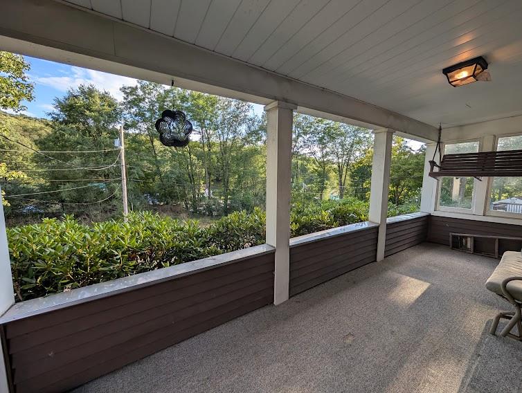 179 Main Street Petrolia, PA 16050 - Photo 3 of 41 a view of two chairs in the balcony