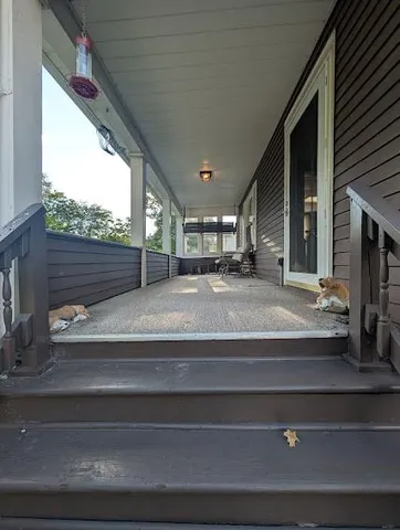 a view of a car door