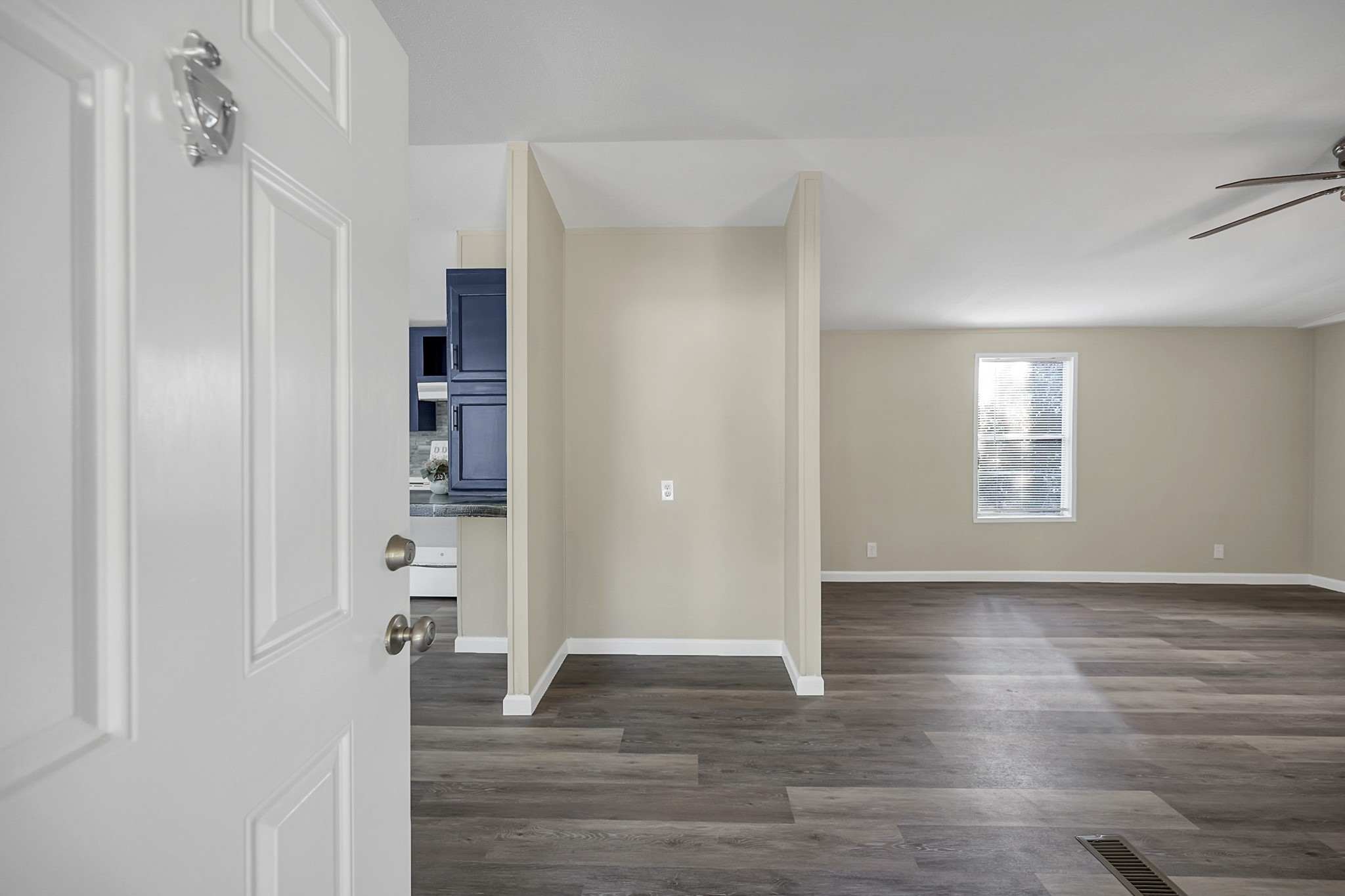 13219 13th Street, Unit A Splendora, TX 77372 - Photo 5 of 19 Just inside the front door you have a great spot for a bench to store your shoes and jackets and you get a sneak peek at your large living room.