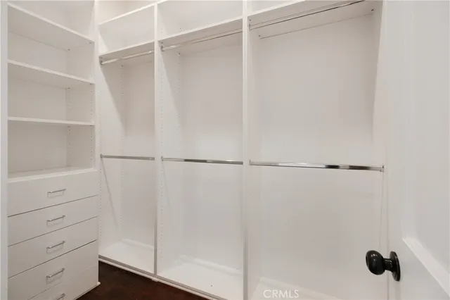 a view of walk in closet