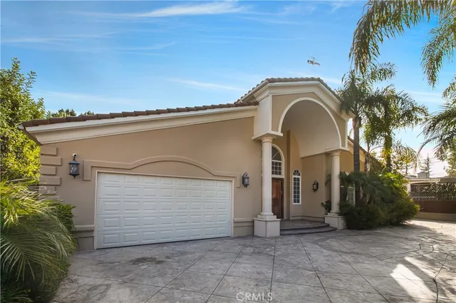 a view of a house with a staircase