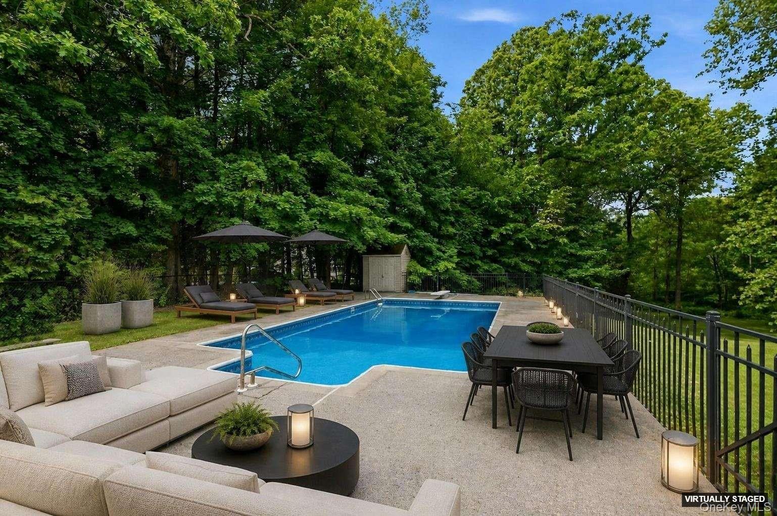 28 Kent Road Wappingers Falls, NY 12590 - Photo 37 of 50 Pool area virtually staged