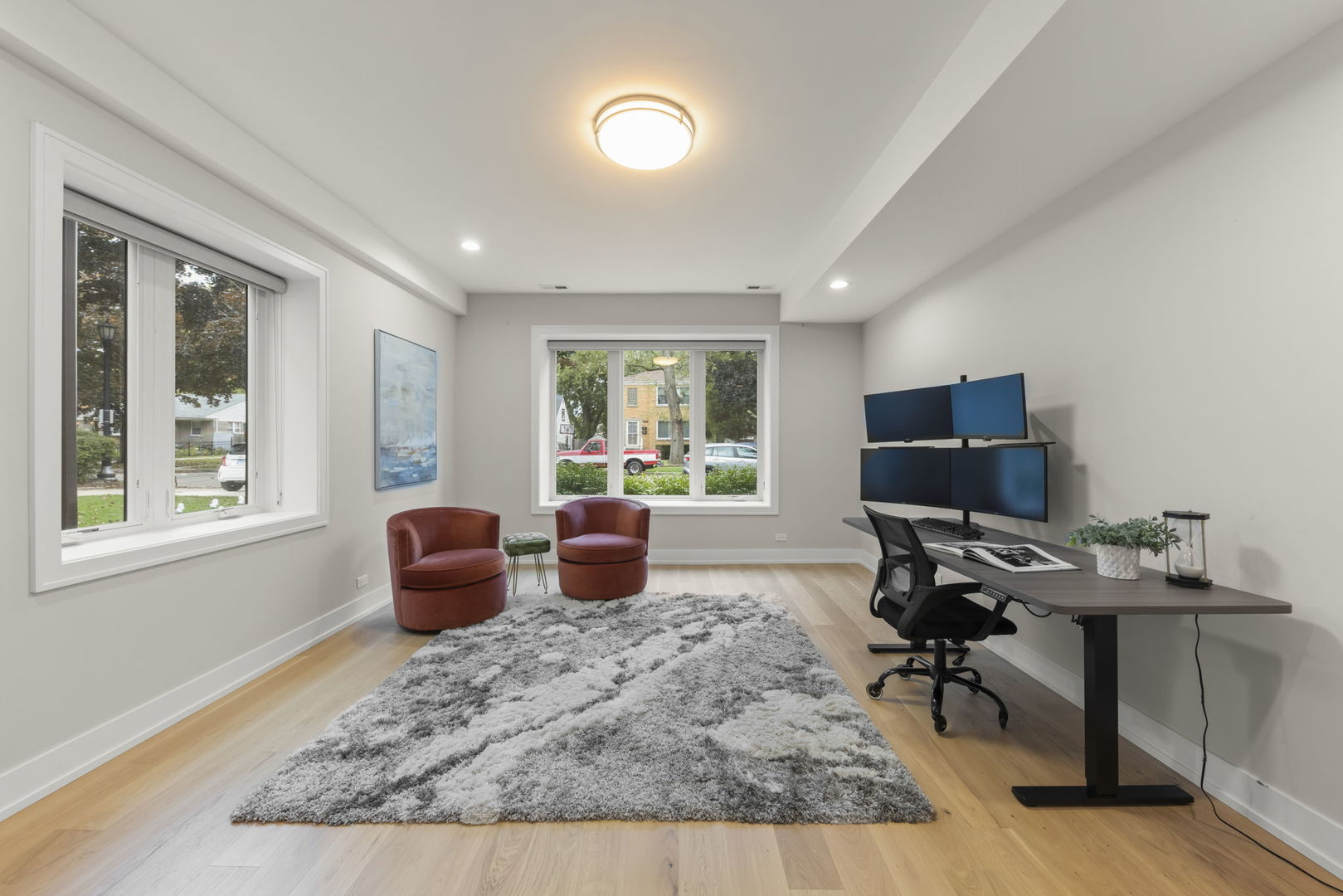 1126 Pitner Avenue Evanston, IL 60202 - Photo 17 of 48 a view of a livingroom with workspace and a window
