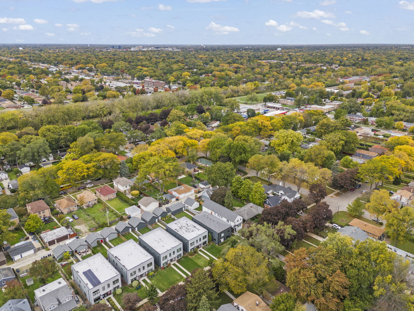 1126 Pitner Avenue Evanston, IL 60202 - Photo 41 of 48 an aerial view of residential houses with outdoor space