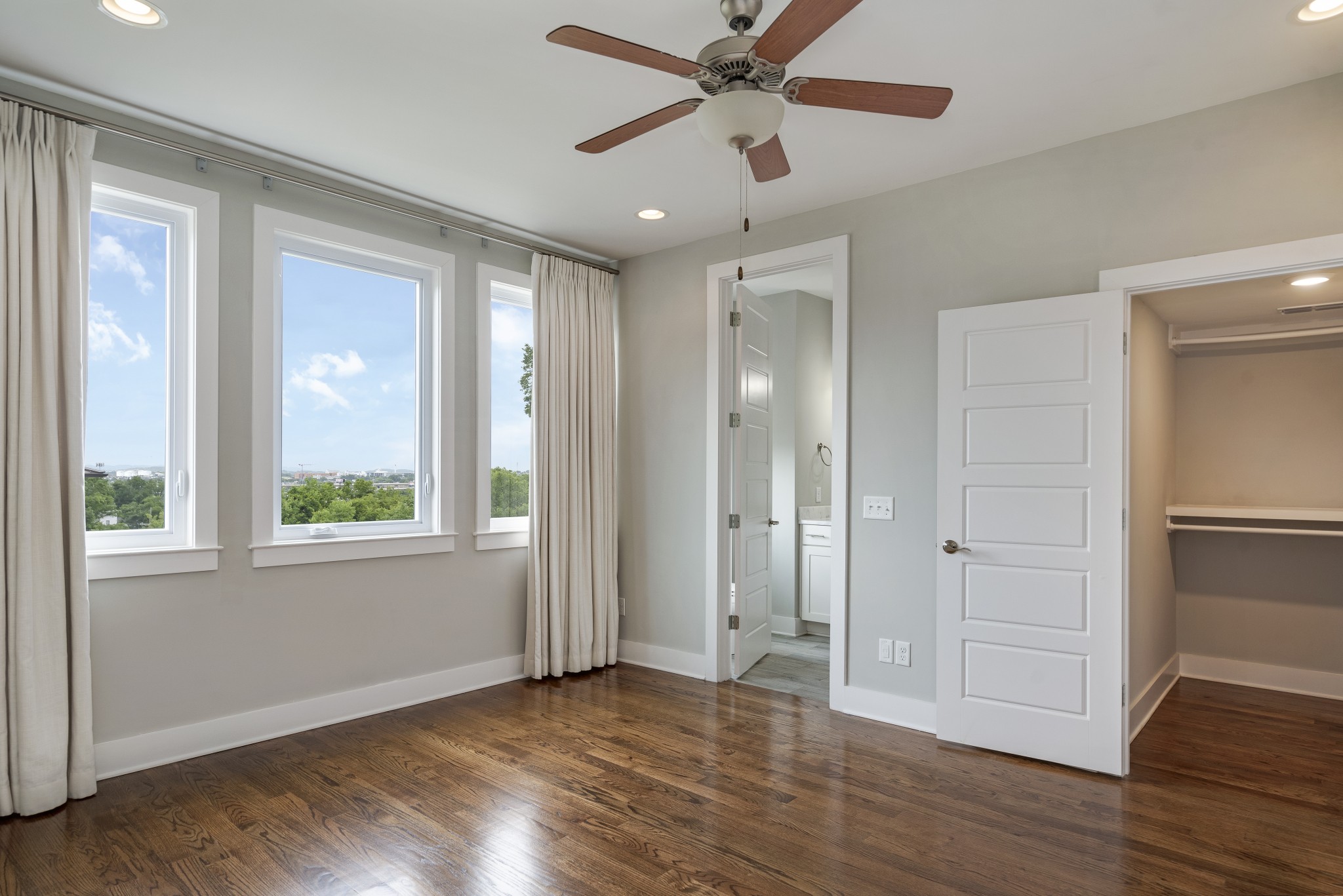 119 Demoss Road Nashville, TN 37209 - Photo 18 of 49 a view of an empty room with wooden floor and a window