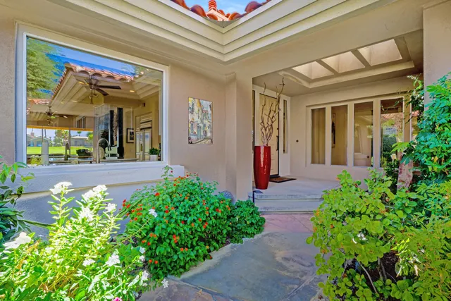 a view of a pathway of the house