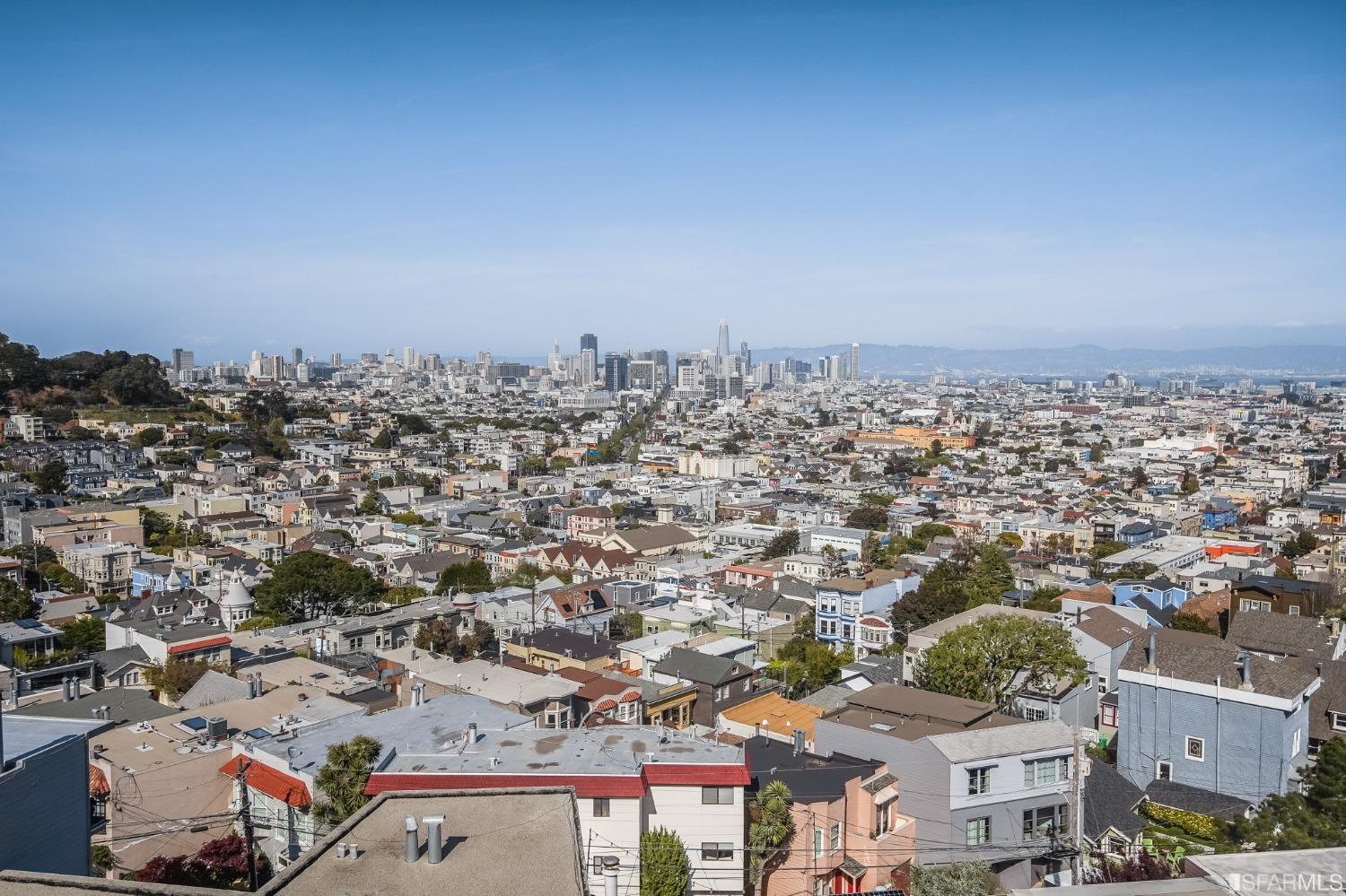 138 Corwin Street San Francisco, CA 94114 - Photo 12 of 60 an aerial view of a city