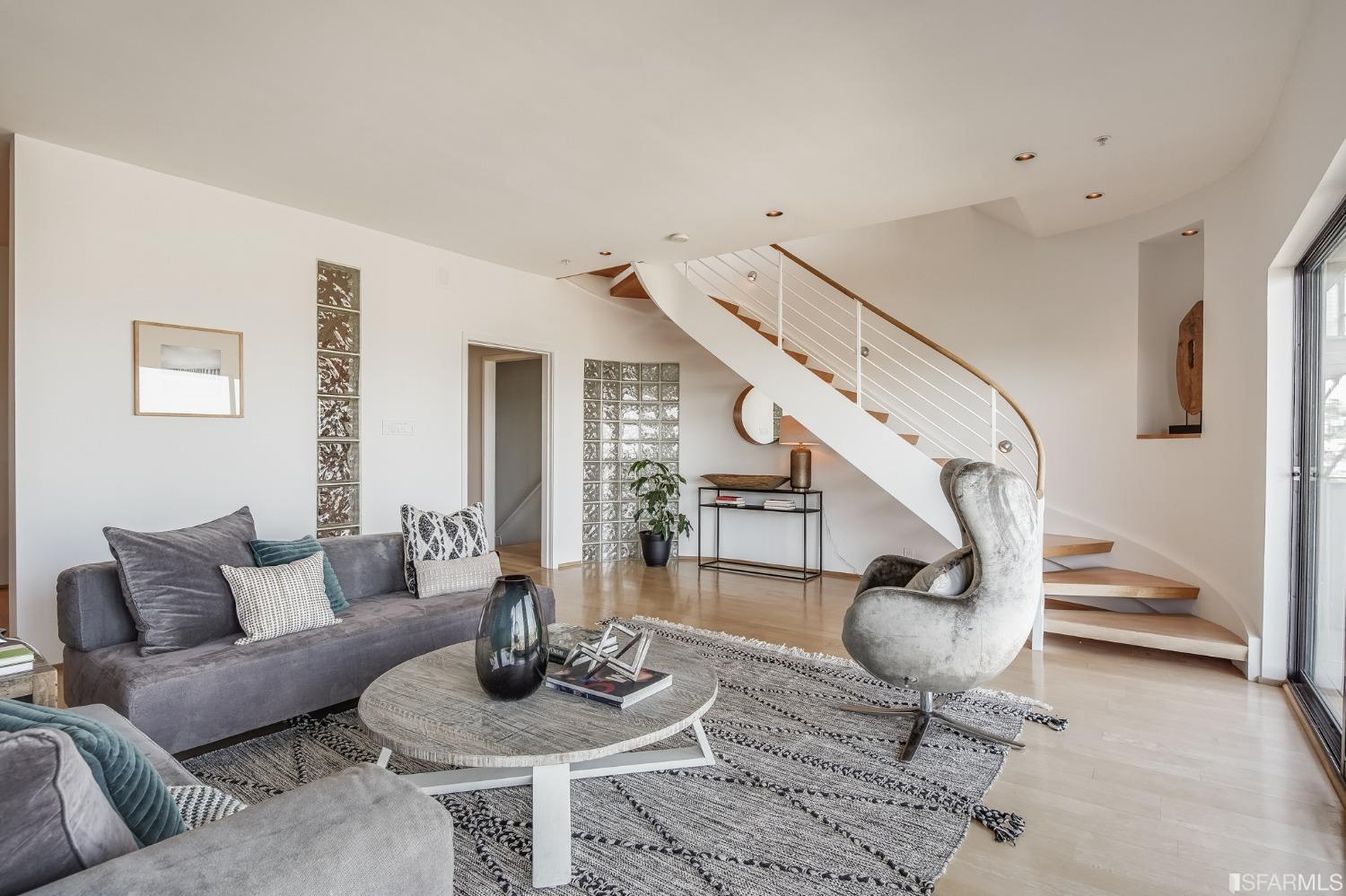 138 Corwin Street San Francisco, CA 94114 - Photo 13 of 60 a living room with furniture and wooden floor