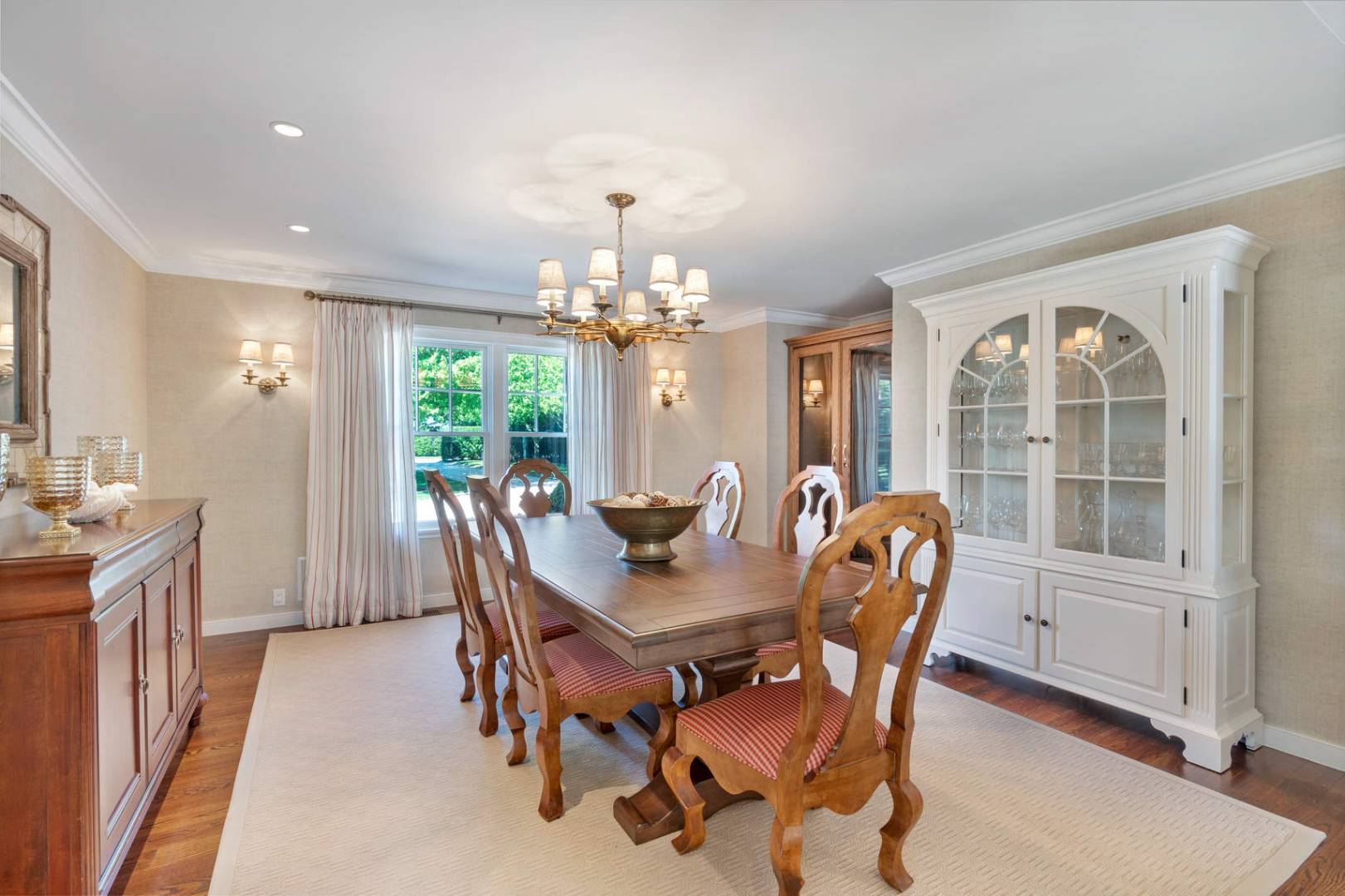91 Osprey Way Water Mill, NY 11976 - Photo 14 of 46 a view of a dining room with furniture window and outside view