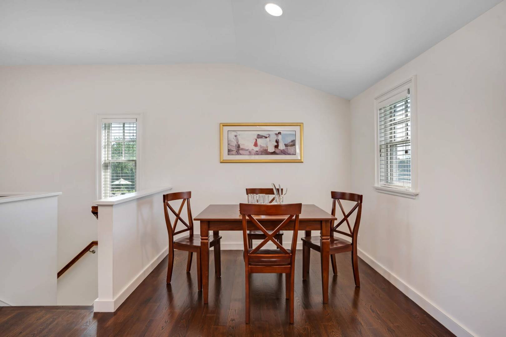 91 Osprey Way Water Mill, NY 11976 - Photo 25 of 46 a view of a dining room with furniture and wooden floor