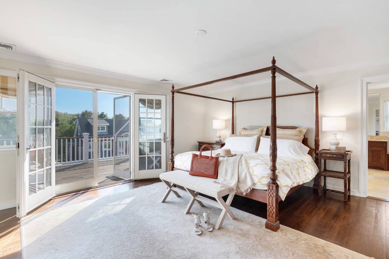 91 Osprey Way Water Mill, NY 11976 - Photo 35 of 46 a bedroom with a bed and a window