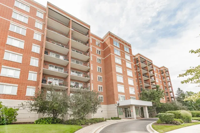 a front view of a building