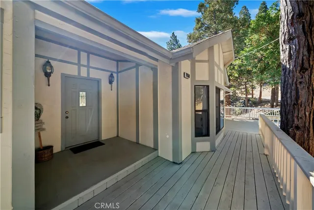a view of a house with wooden floor