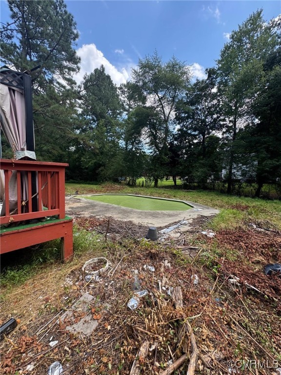 560 2nd Avenue Alberta, VA 23821 - Photo 3 of 4 View of yard featuring view of wooded area