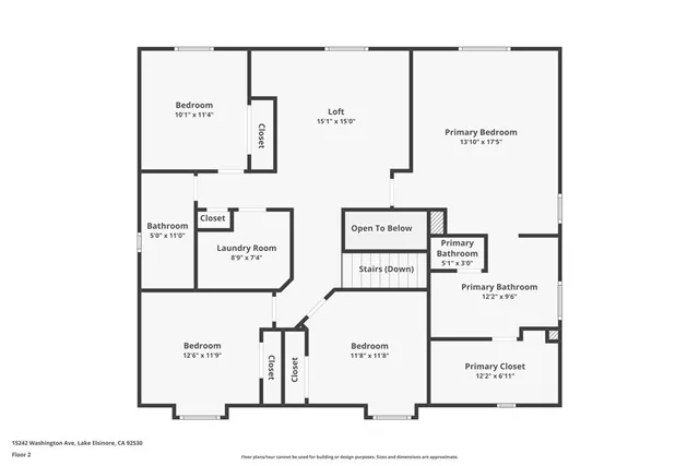 $615,000 | 15242 Washington Street, Lake Elsinore, CA 92530