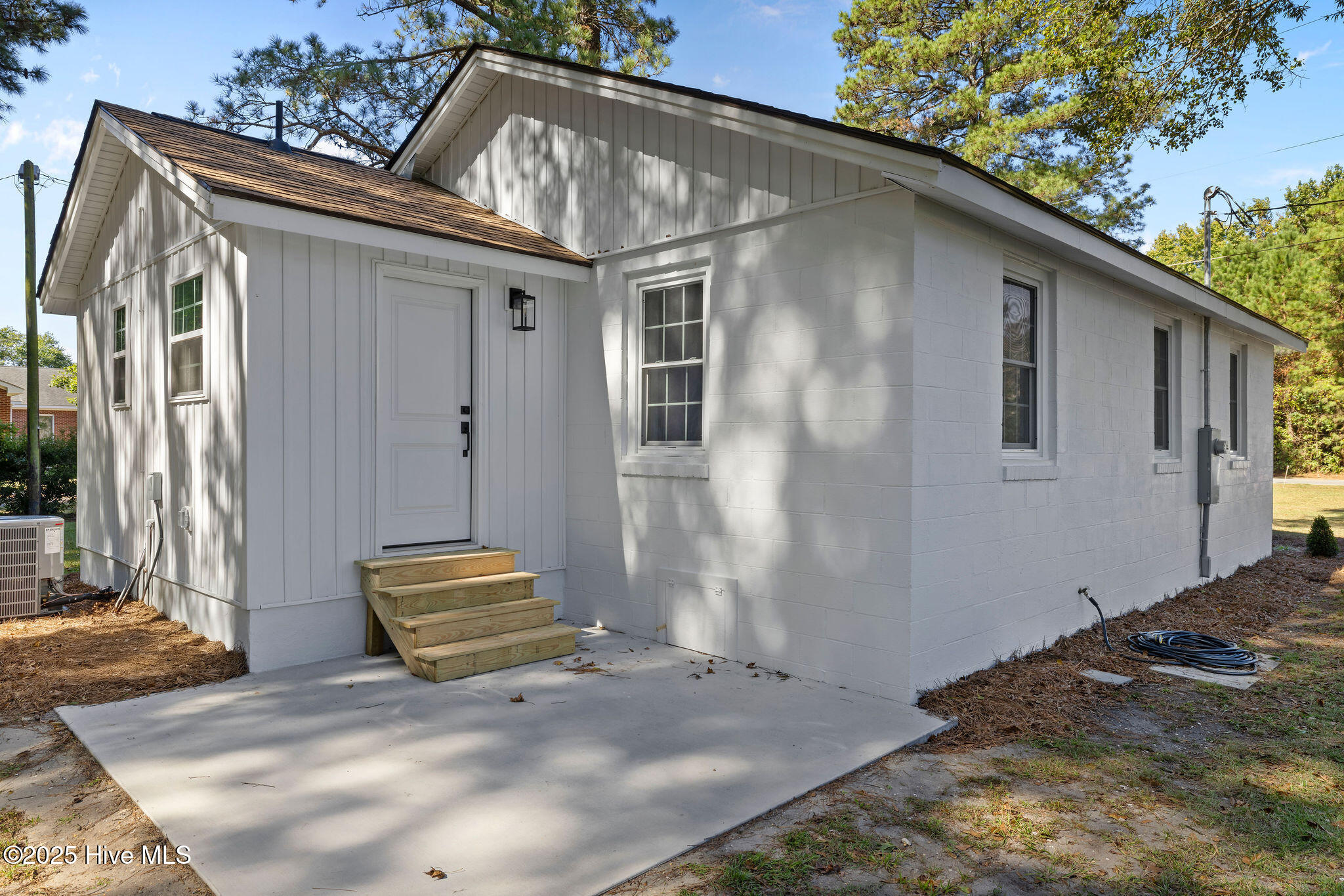 262 Millers Chapel Road Goldsboro, NC 27534 - Photo 11 of 64 Back Entrance with Brand new poured concrete slab and steps