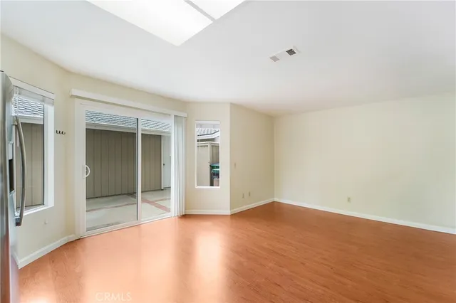 wooden floor in an empty room