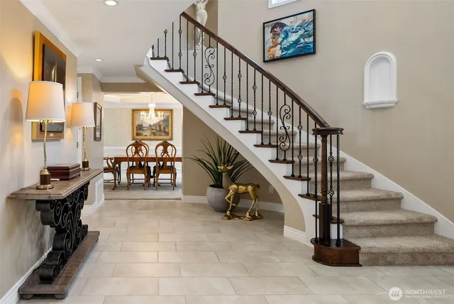 a view of entryway and hall